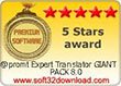 «5 stars award» - награда Soft32Download.com